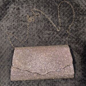 Elegant silver Evening Clutch